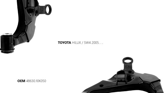 Imagen de BANDEJA INFERIOR DELANTERA IZQUIERDA COMPLETA TOYOTA HILUX